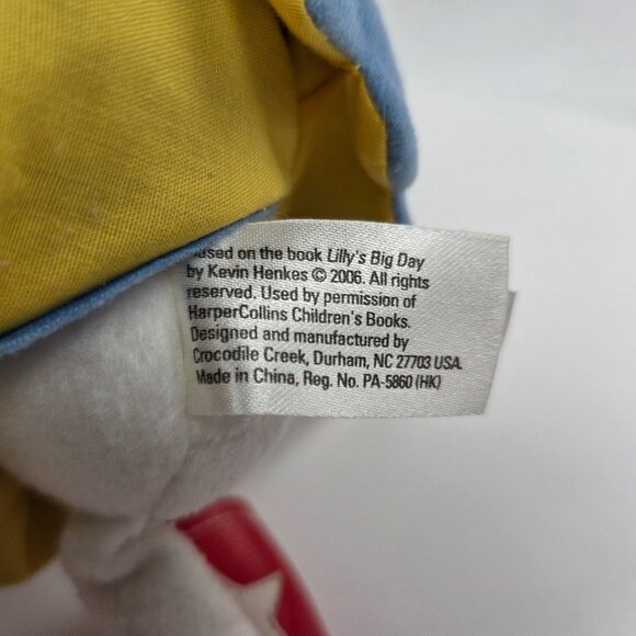 Lilly by Kevin Henkes Stuffed Beanbag Plush 8” Lilly’s Big Day - Picture 5 of 5